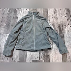 Marmot Light Gray Fleece Jacket Women’s Gray Small